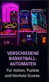 Verschiedene Basketballautomaten